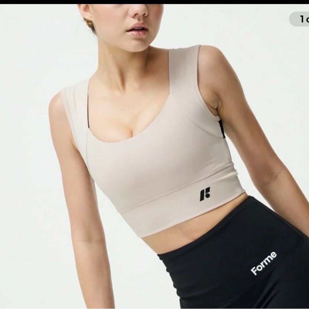 FORME WOMENS POWER BRA XS ECRU Posture Support and Correcting, Recovery Support